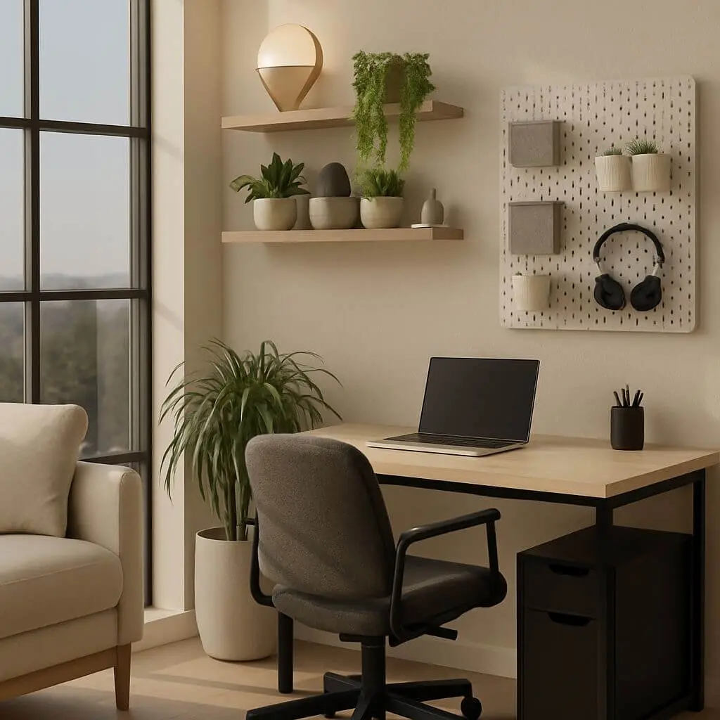 Espaço de trabalho em casa