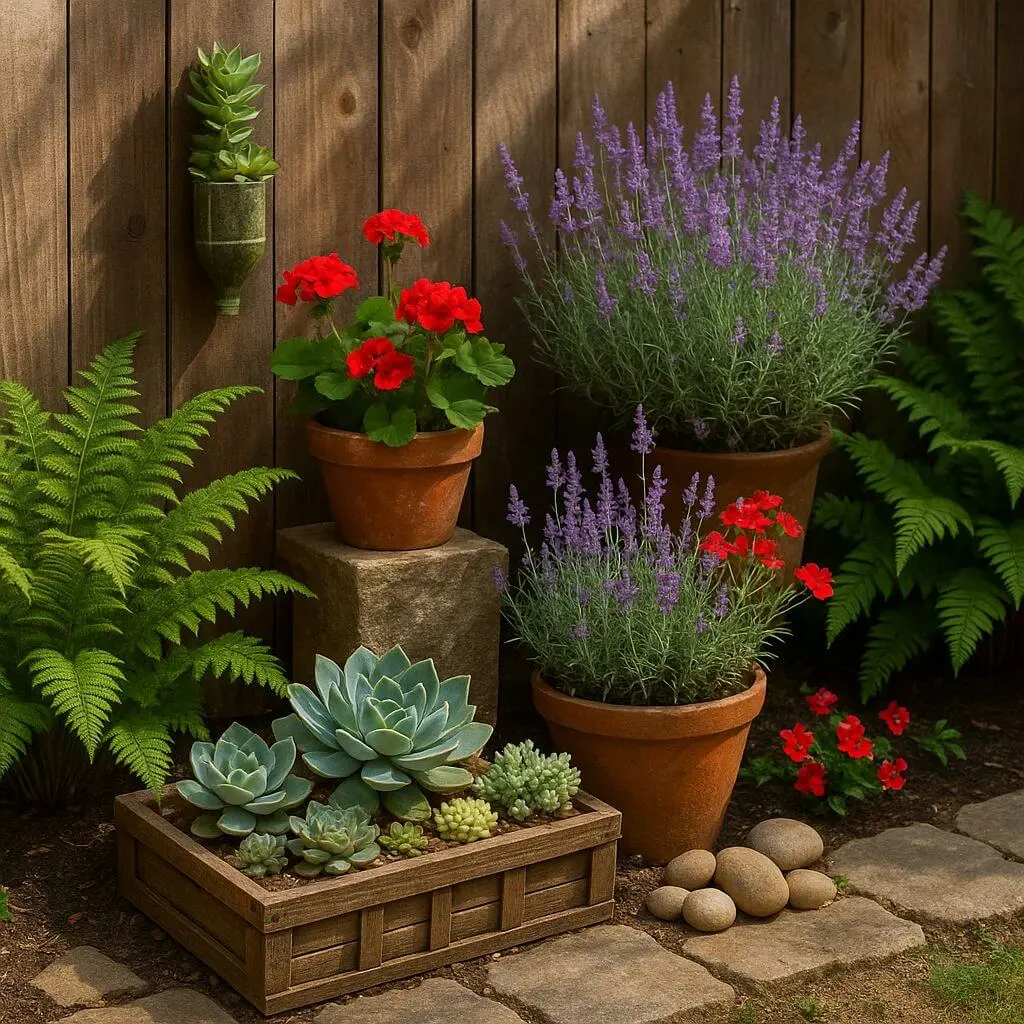 Plantas econômicas na decoração do jardim