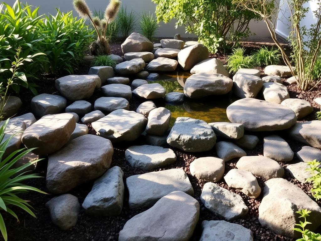 planejamento de jardim com pedras planejamento de jardim com pedras