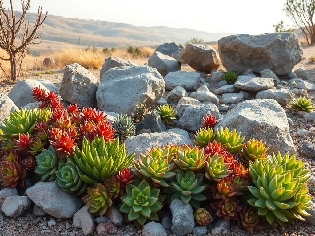 plantas suculentas e pedras Suculentas