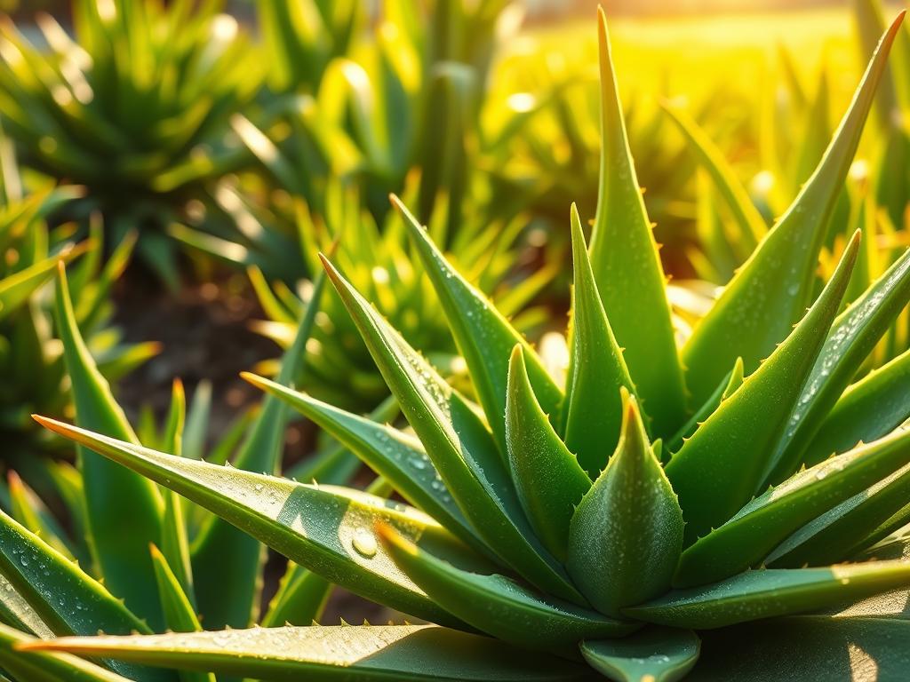 benefícios da babosa planta exuberante
