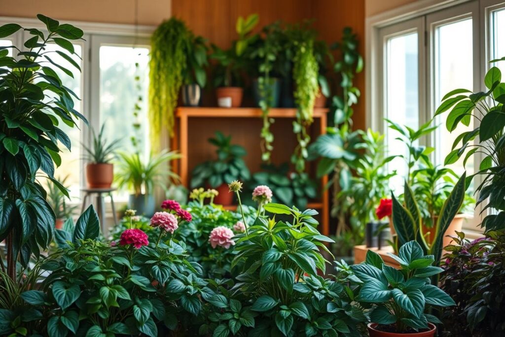 escolher plantas para dentro de casa jardim
