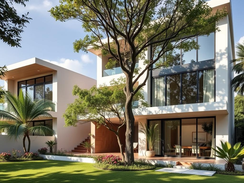 fachadas de casas bonitas com elementos naturais fachadas de casas bonitas com elementos naturais