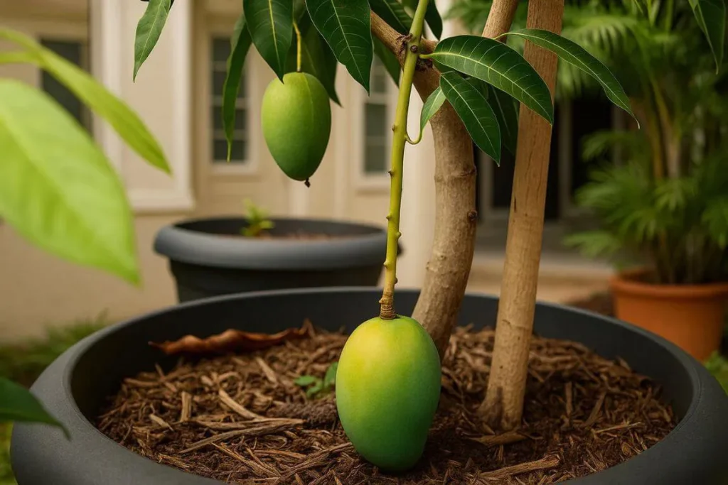 mangueira com frutos