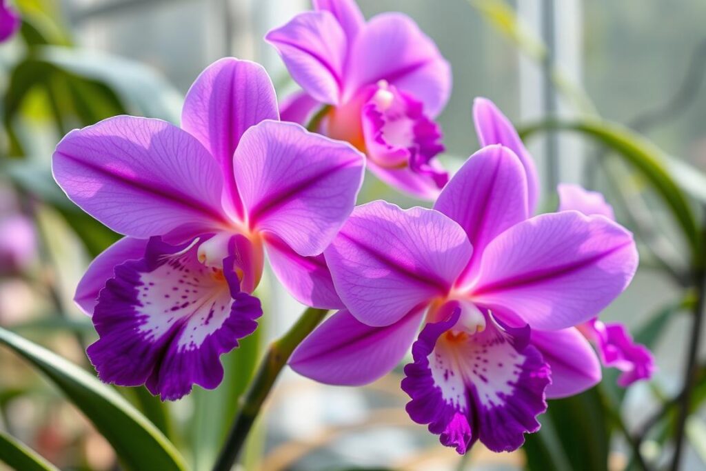 orquídeas Cattleya rega rega das plantas