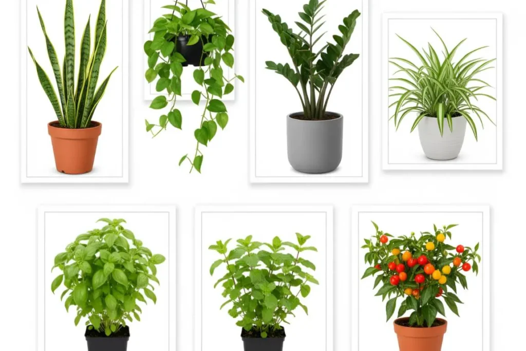 7 melhores plantas para cozinha