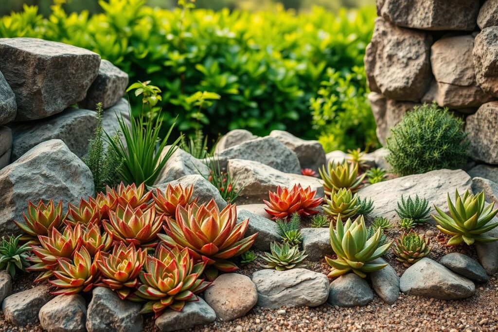 decoração de jardim pequeno com pedras e suculentas decoração de jardim pequeno com pedras